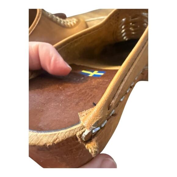 Vintage MIA Swedish Wood Clog Women size 37 US 7 - Picture 7 of 7